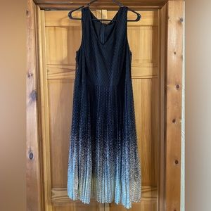 Roz and Ali black and gold lace cocktail dress